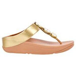 FitFlop Halo Metallic Sandals - Size 6.5 NEW in Box